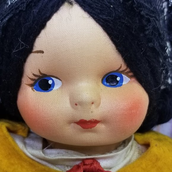 1940s Georgene Novelties International Cloth Doll Spain Spanish Girl Vintage Toy - Picture 2 of 10